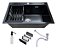 Cuba Gourmet Pia Preta Inox 60x45 + Torneira monocomando - Imagem 3