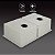 Cuba Dupla Inox Dourada Inox 75x41 + Torneira monocomando - Imagem 6