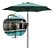 Ombrelone Central Jardim Piscina 2,3m Impermeável Articulado - Imagem 1