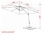 Ombrelone Roman Guarda Sol 2,70m Jardim Premium Suspenso - Imagem 1