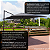 Ombrelone Roman Guarda Sol 2,70m Jardim Premium Suspenso - Imagem 6