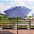Ombrelone Guarda Sol Central 2,30 Metros Com Base Jardim - Imagem 3