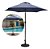 Ombrelone Guarda Sol Central 2,30 Metros Com Base Jardim - Imagem 1