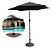 Ombrelone Guarda Sol Central 2,30 Metros Com Base Jardim - Imagem 1