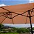 Guarda Sol Duplo Ombrelone Jardim Piscina 4,6 M Com Base Uv - Imagem 7