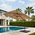 Guarda Sol Roman Jardim Piscina Ombrelone 2,70m Com Base 60l - Imagem 2