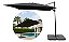 Guarda Sol Roman Jardim Piscina Ombrelone 2,70m Com Base 60l - Imagem 1