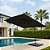 Guarda Sol Roman Jardim Piscina Ombrelone 2,70m Com Base 60l - Imagem 2