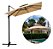 Ombrelone Guardasol Suspenso Roma 3x3 Premium Jardim Piscina - Imagem 1