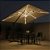 Guarda Sol Roma Ombrelone 2,5m Piscina Jardim Lateral C/ Led - Imagem 2