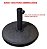 Kit Ombrelone 2,70m 3 Camadas Jardim Piscina Com Base 12kg Cinza Escuro - Imagem 6