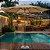 Kit Guarda Sol Ombrelone 3m com Base 12kg Jardim Piscina Bege - Imagem 4