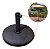 Kit Guarda Sol Ombrelone 3m com Base 12kg Jardim Piscina Preto - Imagem 5