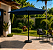 Ombrelone Guarda Sol 2m Quadrado Com Base Jardim Piscina Azul Escuro - Imagem 3