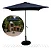 Ombrelone Guarda Sol 2m Quadrado Com Base Jardim Piscina Azul Escuro - Imagem 1