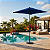 Ombrelone Guarda Sol 3 Metros com Mesa e Base 12Kg Azul Escuro - Imagem 6