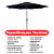 Ombrelone Guarda Sol 3 Metros com Mesa e Base 12Kg Verde Escuro - Imagem 3