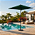Ombrelone Guarda Sol 3 Metros com Mesa e Base 12Kg Verde Escuro - Imagem 6
