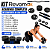 Kit Halteres Ajustável 20Kg com Barra W Anilha Musculação - Imagem 8
