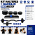 Kit Halteres Ajustável 20Kg com Barra W Anilha Musculação - Imagem 3
