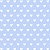 16717 - Corações Branco e Azul Fat Quarter - Imagem 1