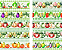D1259  -  Barrado Vegetais Kawaii - Imagem 1