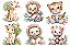 111303- BICHINHOS SAFARI PLUSH - Imagem 1