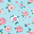 D1664 - Patty Flor Azul - Imagem 1