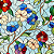 D1834 - Mosaico Azul Claro - Imagem 1