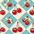 D1856- Cherry Bow Losango - Imagem 1