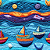 D1896 - Ondas Laranjas - Imagem 1