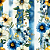 D2264 - Blue Meadow Flores em Listras - Imagem 1