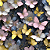 D2377 - Butterfly Whisper Borboletas - Imagem 1