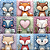 D2404 - Patch Bichinhos Raposinhas - Imagem 1