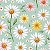 D2487 - Love Daisies Green Daisy - Imagem 1