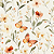 D2493 - Orange Spring Borboletas - Imagem 1