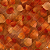 M070 - MATELASSÊ - Folhas Laranja - Imagem 1