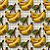 D2560 - Frutas Patchwork Bananas - Imagem 1