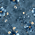 D2578 - Midnight Florzinhas Brancas - Imagem 1