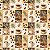 D2590 - Patch Café Bege e Ramos - Imagem 1
