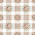 D2609 - Cookies Girls Bouquet Xadrez - Imagem 1