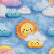 D2626 - Cute Sky Sol e Nuvens - Imagem 1