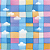 D2628 - Cute Sky Nuvens em quadrados - Imagem 1