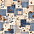 D2830 - Blue Coffee Patch Grãos - Imagem 1