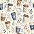 D2831 - Blue Coffee Copos de Café - Imagem 1