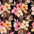 D2688 - Doce Jardim Flores Marrom - Imagem 1