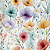 D2717 - Watercolor Meadow Flores - Imagem 1