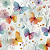 D2718 - Watercolor Meadow Borboletas - Imagem 1