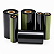 Ribbon Cera ( Premium ) Preto 110mm X 91m - Imagem 2