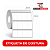 Etiqueta 25x40 nylon de costura 4 carreiras - C/4000 UND - Imagem 1